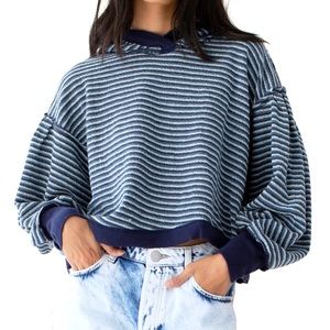 Free People: Reversible Crop Hoodie
